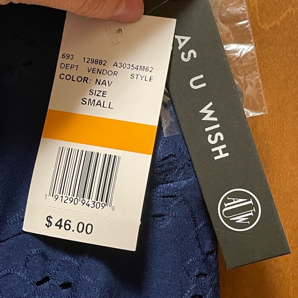 Navy dress- As U Wish - Picture 4 of 4